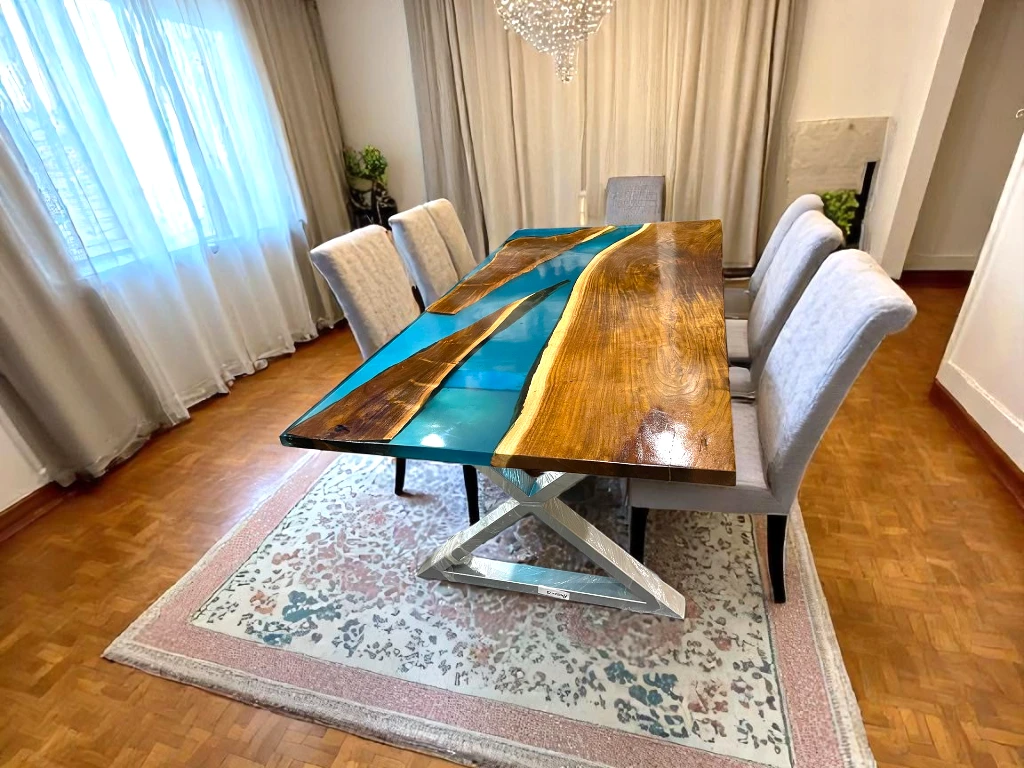 Epoxy Dining Tables with Free Shipping Worldwide